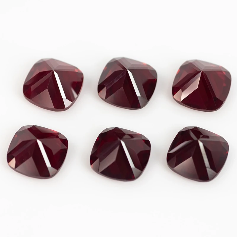8 Cushion Cut Ruby Corundum high quality